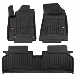 Tappetini compatibili con Kia Niro II Elettrica dal 2022 in poi, su misura in Gomma TPE